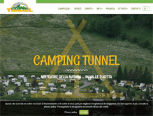 Tablet Screenshot of campingtunnel.it